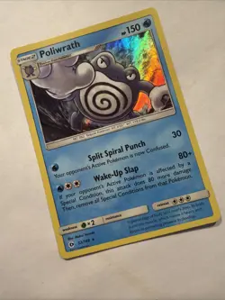 Poliwrath 32/149 Holo Holo Rare SM Base Set Pokemon Holo VLP - Image 5