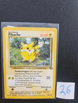 Pokemon Karte Pikachu 60/64 Deutsch Dschungel Set - Image 1