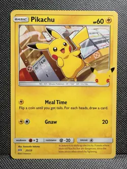 Pokemon Pikachu - 25/25 Non Holo | 25th Anniversary McDonalds Promo 2021 | NM - Image 1