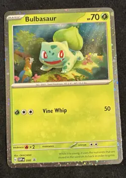 Pokemon TCG Bulbasaur 046 Cosmos Holo Rare Black Star Promo NM - Image 1
