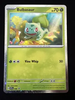 Bulbasaur SVP 046 Black Star Promo Cosmos Holo -Near Mint- Pokemon TCG - Image 1