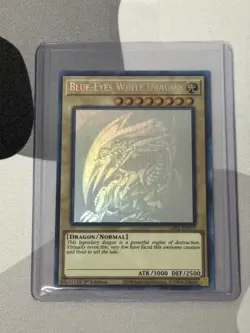 Yu-Gi-Oh Blue-Eyes White Dragon Ghost Rare 1st Edition GFP2-EN175 NM - Image 1