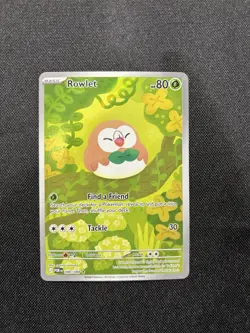 Rowlet 090/088 Holo Illustration Rare Perfect Order Pokemon Holo Near Mint - Image 1