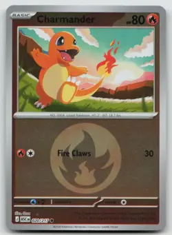 Charmander (Energy Symbol Pattern) 020/217 Holo Pokemon Reverse Holo NM - Image 1