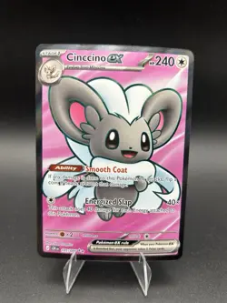 Pokemon TCG Cinccino EX Full Art 105/086 Chaos Rising Near Mint NM - Image 1