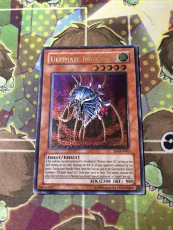 Yugioh Ultimate Insect LV5 FET-EN007 Ultimate Rare ￼LP - Image 1