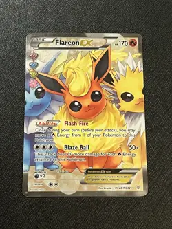 Flareon EX RC28/RC32 Generations: Radiant Collection Holo Pokemon Card MP 💫 - Image 1
