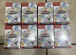 Lot of 8 Pokemon Prismatic Evolutions Booster Bundle Factory Sealed - Image 1