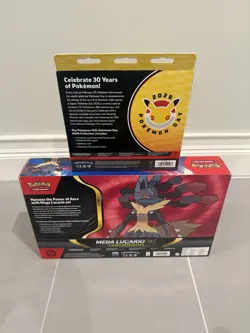 Pokemon TCG Pokemon Day 2026 & Lucario Figure Collection Factory Sealed - Image 2