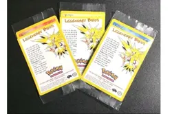POKEMON SEALED ALL 3 Movie Promo Legendary Birds Moltres Articuno Zapdos WOTC - Image 2