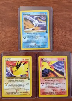 POKEMON SEALED ALL 3 Movie Promo Legendary Birds Moltres Articuno Zapdos WOTC - Image 3