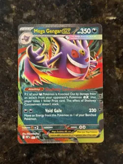 Pokemon Mega Gengar EX 073 Black Star Promo Mega Evolution Moonlit Tin Near Mint - Image 1