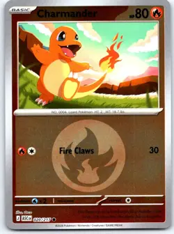 Charmander (Energy Symbol) 020/217 Holo Ascended Heroes Pokemon Reverse Holo NM - Image 1