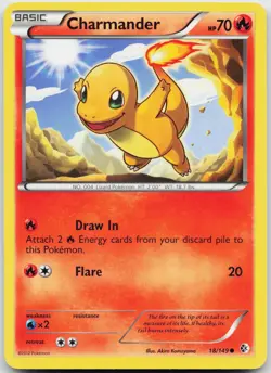 Charmander 18/149 Common Boundaries Crossed Pokemon Near Mint - Image 1