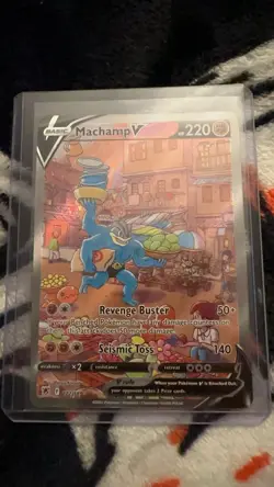Pokemon 2022 Astral Radiance Machamp V FA #172/189 - Image 1