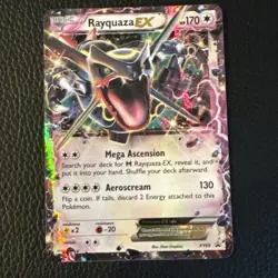 Pokemon TCG Rayquaza EX XY XY69 Holo Black Star Promo Shiny Ultra Rare - Image 1