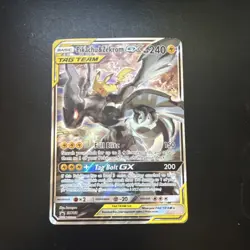 Pokemon Pikachu & Zekrom GX TAG TEAM Promo Holo SM168 SM 240HP English - Image 1
