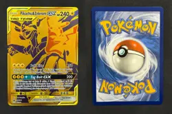 POKEMON UNGRADED PIKACHU & ZEKROM GX - SM248 HOLO S&M PROMO HOLO NM PKM-154 - Image 1