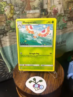 Pokemon TCG - Masquerain (Regular) - Sun & Moon - 8/149 - Rare - Image 1
