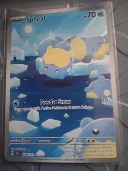 Spheal 199/191 Sv08: Surging Sparks Holo Illustration Rare 2024 Pokemon TCG NM - Image 1