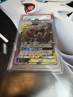 Pokemon Sun & Moon Unified Minds Umbreon Darkrai GX Card 125/236 Graded PSA 9 - Image 3