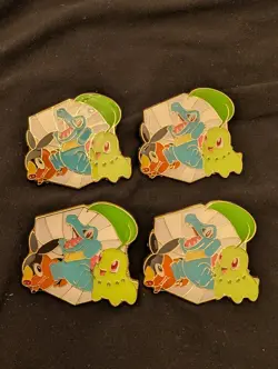 Pokemon TCG Ascended Heroes Deluxe Pin Collection Promo Pins Lot Of 4 - Image 1