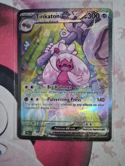 The Pokemon Company Tinkaton ex 262/193 Paldea Evolved SIR Holo Full Art - Image 1
