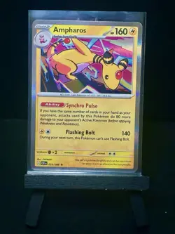 Ampharos #029/086 Non-Holo Rare Deck Exclusives - Pokemon Chaos Rising 2804 - Image 1