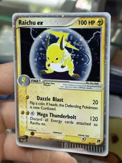 #3 Raichu ex 98/100 EX Sandstorm 2003 Holo Rare Pokemon Card TCG - Image 5