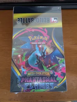 Pokemon TCG ME02 Phantasmal Flames BUILD AND BATTLE DISPLAY BOX 10 ct Sealed - Image 1