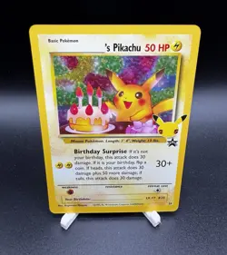 (NM)______'s Pikachu 24/53 Wotc Promo Holo 50 HP English Pokemon TCG - Image 1