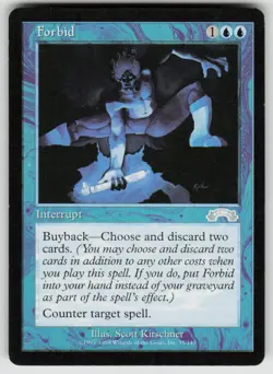 Forbid 35 Uncommon Exodus Magic: The Gathering Near Mint - Image 1