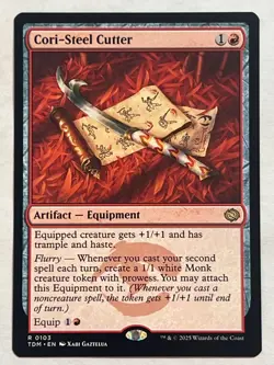 MTG - Cori-Steel Cutter - Tarkir: Dragonstorm - Rare - NM - Magic the Gathering - Image 1