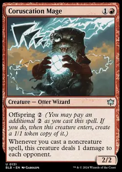 Coruscation Mage - Non-Foil - Bloomburrow - 131 | MTG Card - Image 3