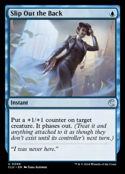 1x NM Slip Out the Back MTG Clue Edition SV - Image 1