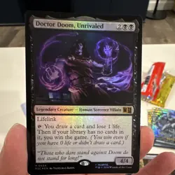 Wizards of the Coast MTG Doctor Doom, Unrivaled 0654 Mythic Foil EN - Image 1