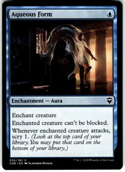Aqueous Form 56 Commander Legends CMR C MTG Magic The Gathering C LP - Image 1