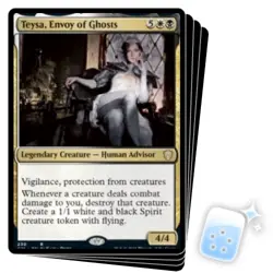 TEYSA, ENVOY OF GHOSTS X4 Commander 2021 Magic MTG MINT CARD - Image 1