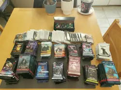 Magic the Gathering Chaos Draft Kit - 28 packs, lands, spindowns! - Image 1