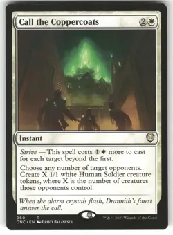 MAGIC CALL THE COPPERCOATS 60 COMMANDER: PHYREXIA: ALL WILL BE ONE NM - Image 1