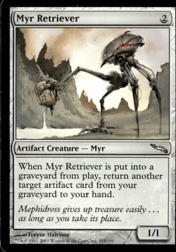 Mirrodin #215 Myr Retriever - Image 1
