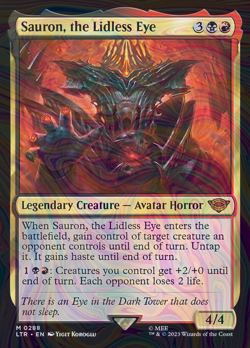 Foil Sauron, the Lidless Eye - ltr - 288 | MTG Card - Image 1