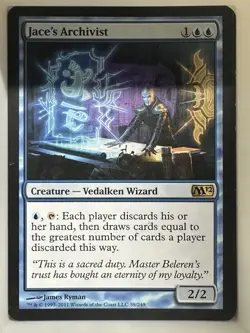 Jace's Archivist Core Set 2012 (M12) Regular LP - Image 1
