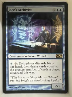 Jace's Archivist Core Set 2012 (M12) Regular LP - Image 2