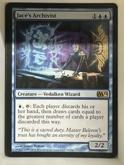Jace's Archivist Core Set 2012 (M12) Regular LP - Image 4