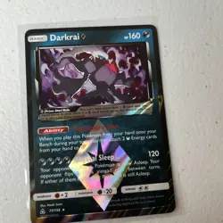 Darkrai Prism Star 77/156 Sm-Ultra Prism Holo Pokemon Trading Card Game TCG Nm - Image 2
