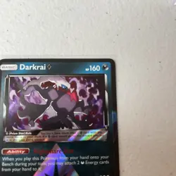 Darkrai Prism Star 77/156 Sm-Ultra Prism Holo Pokemon Trading Card Game TCG Nm - Image 5