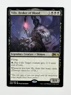 1x MTG Vilis, Broker of Blood - Core Set 2020 - NM #122 - Image 1