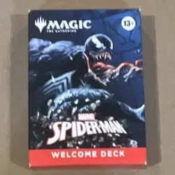 Magic: The Gathering Marvel Spider-Man Welcome Deck Black EN 13+ SDCC 2025 - Image 1