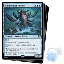 HULLBREAKER HORROR X4 Wilds Of Eldraine: Commander Magic MTG MINT CARD - Image 1